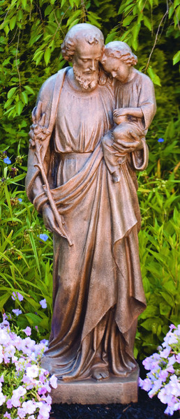 Saint Joseph Garden Statue Life Size Sculptures Cement Catholic Church